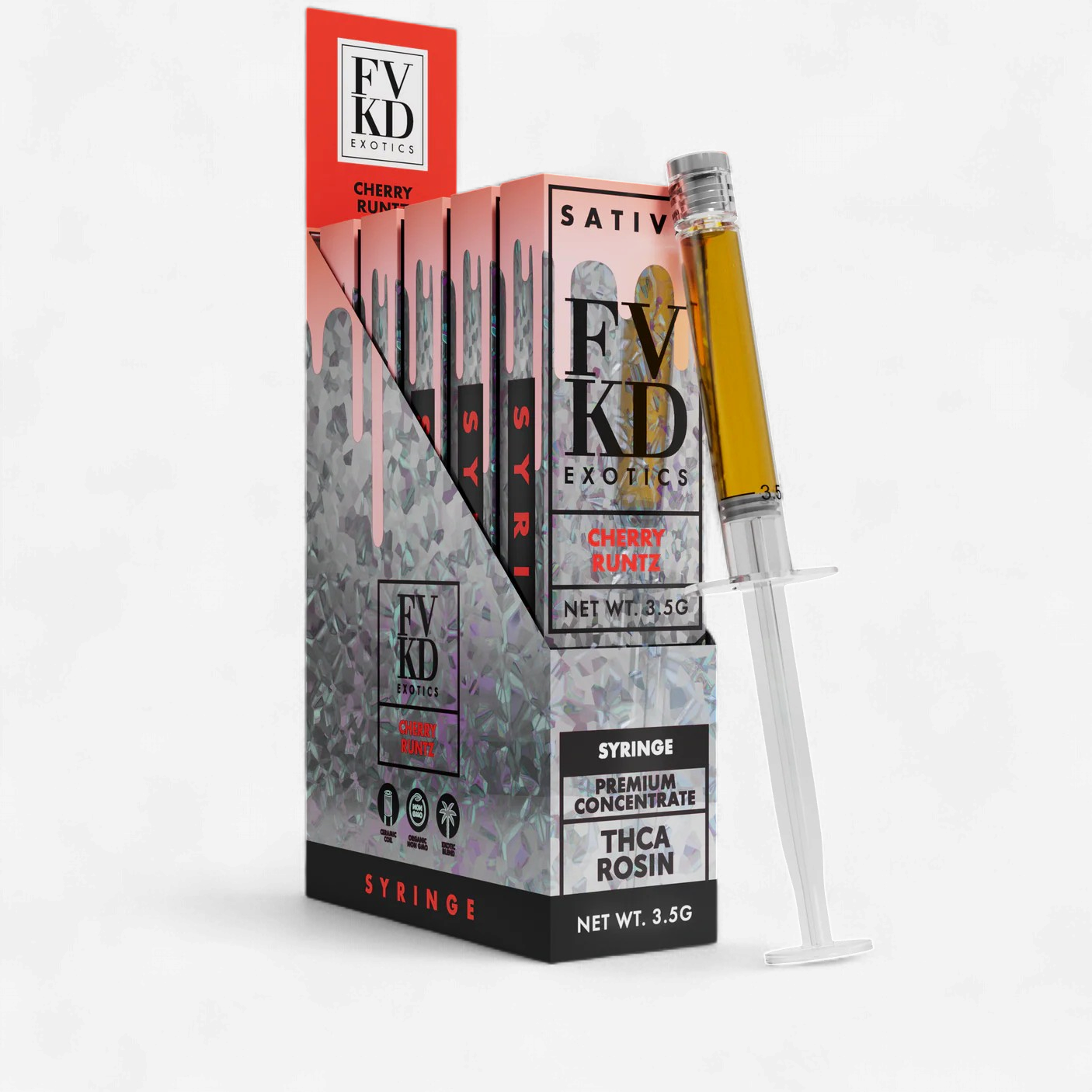 FVKD SYRINGE 3.3ML 5PK - CHERRY RUNTZ SATIVA
