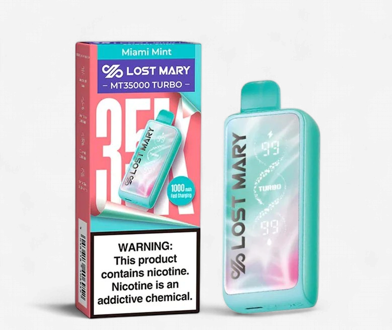LOST MARY MT35000 DISPOSABLE VAPE 5 COUNT | MIAMI MINT