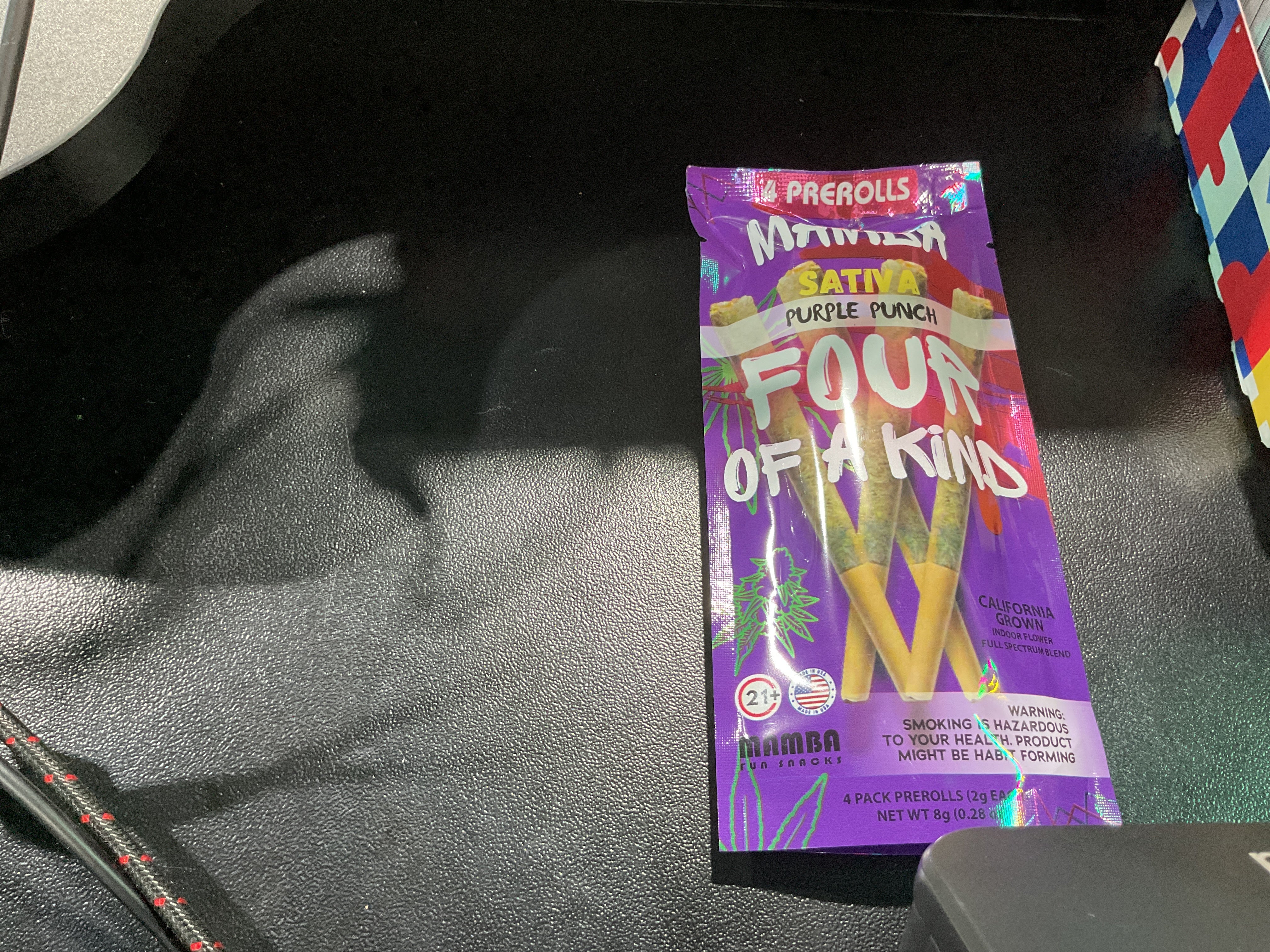 MAMBA PRE-ROLLED 4CT PURPLE PUNCH SATIVA