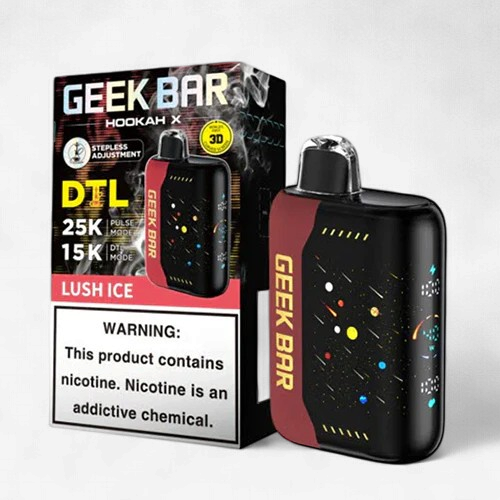 GEEK BAR HOOKAH X DISPOSABLE 5CT/BOX | LUSH ICE