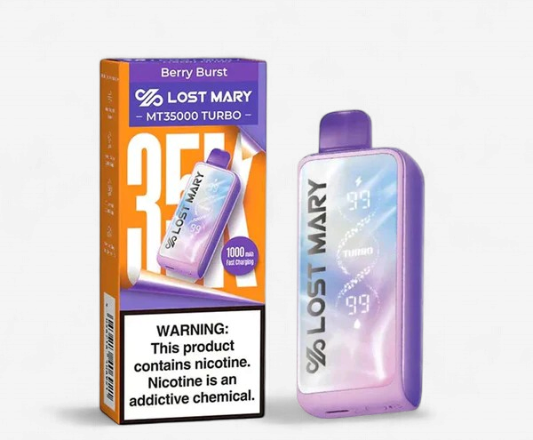 LOST MARY MT35000 DISPOSABLE VAPE 5 COUNT | BERRY BURST
