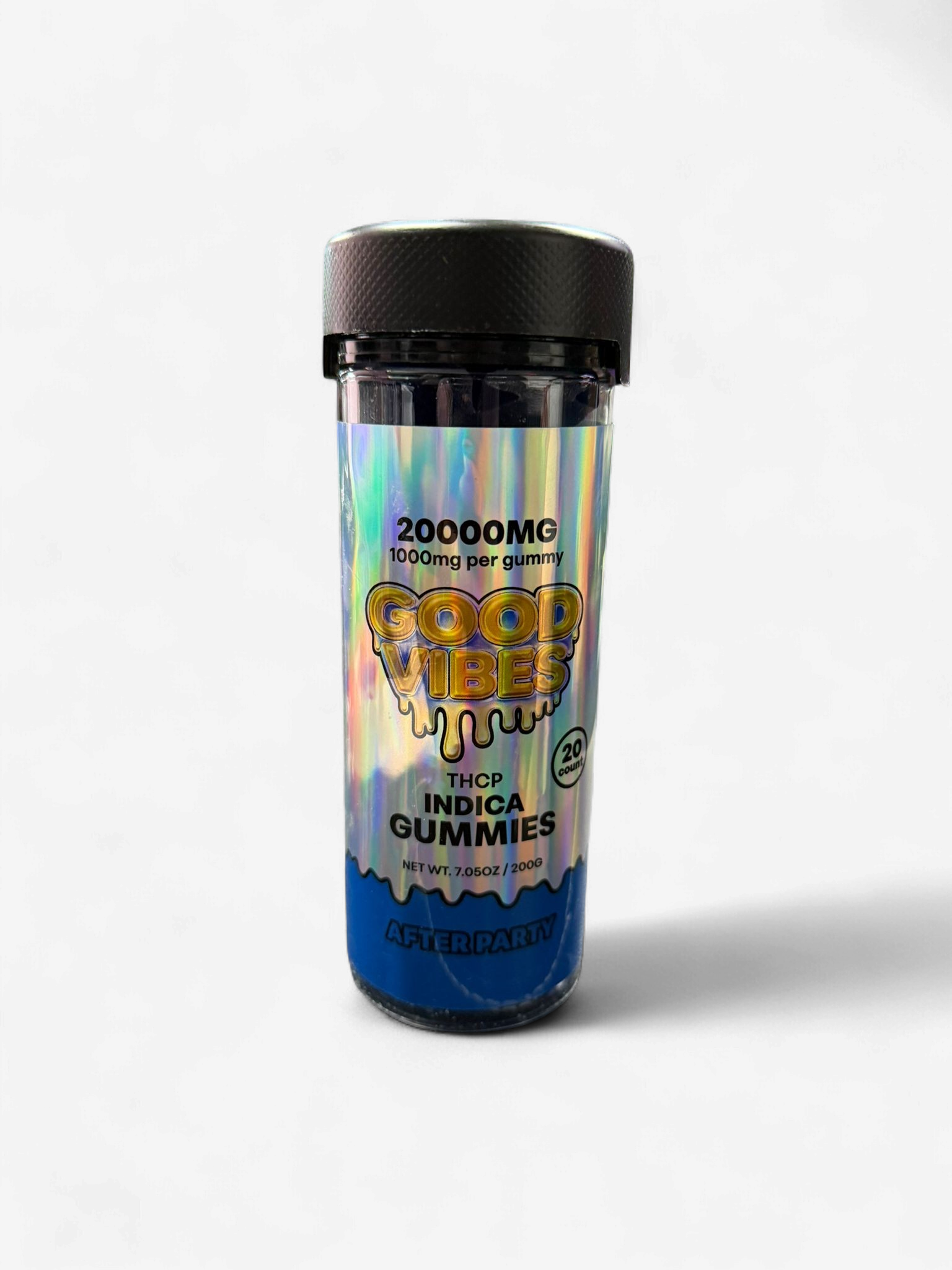 GOOD VIBES 20000MG THCP 20CT JAR AFTER PART - INDICA