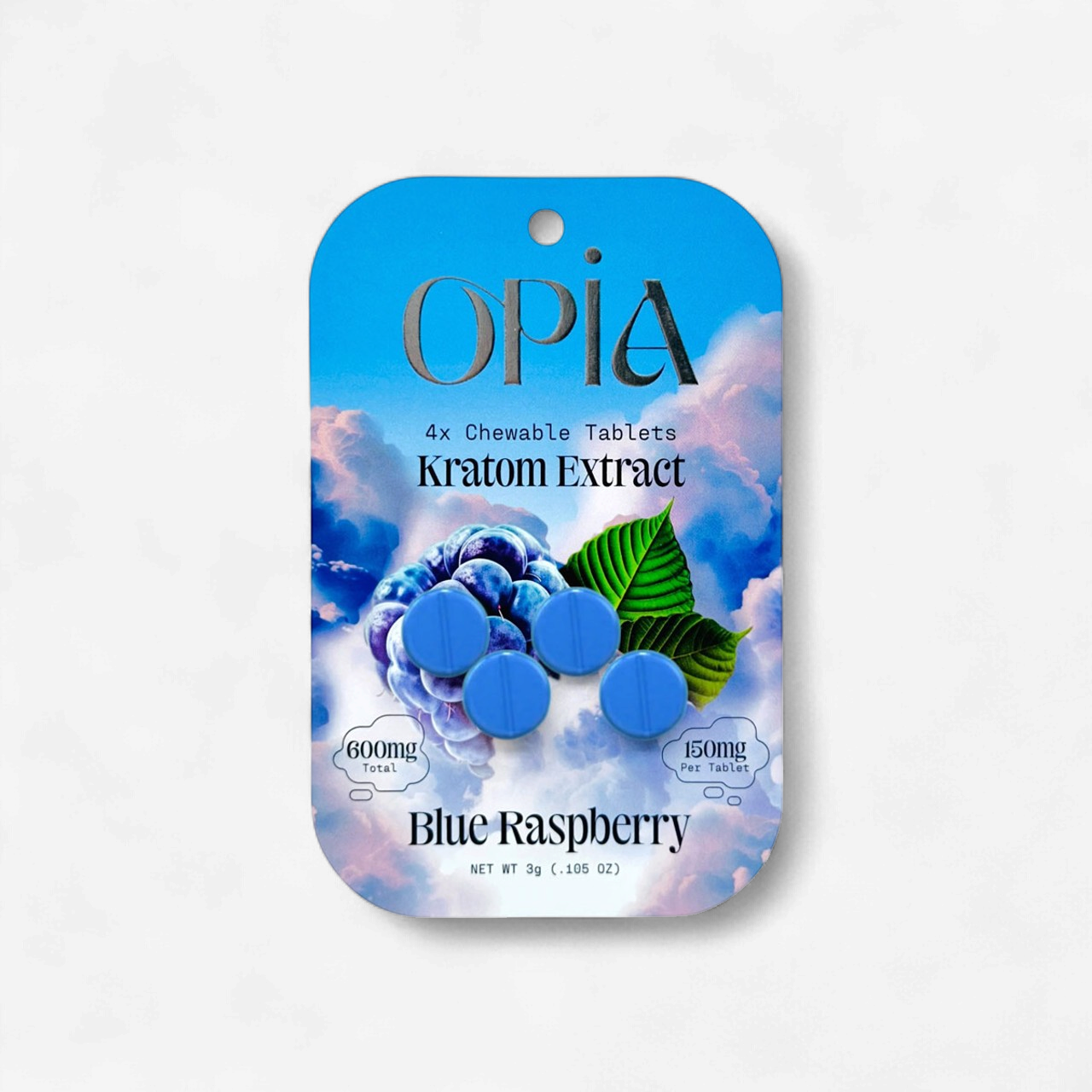 OPIA MITRAGYNINE BLUE RASBERRY 600MG