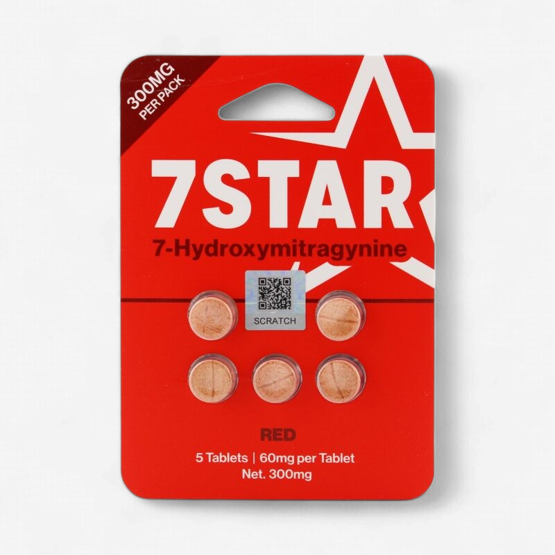 7STAR 7OH 60mg TABS 5/Pk RED