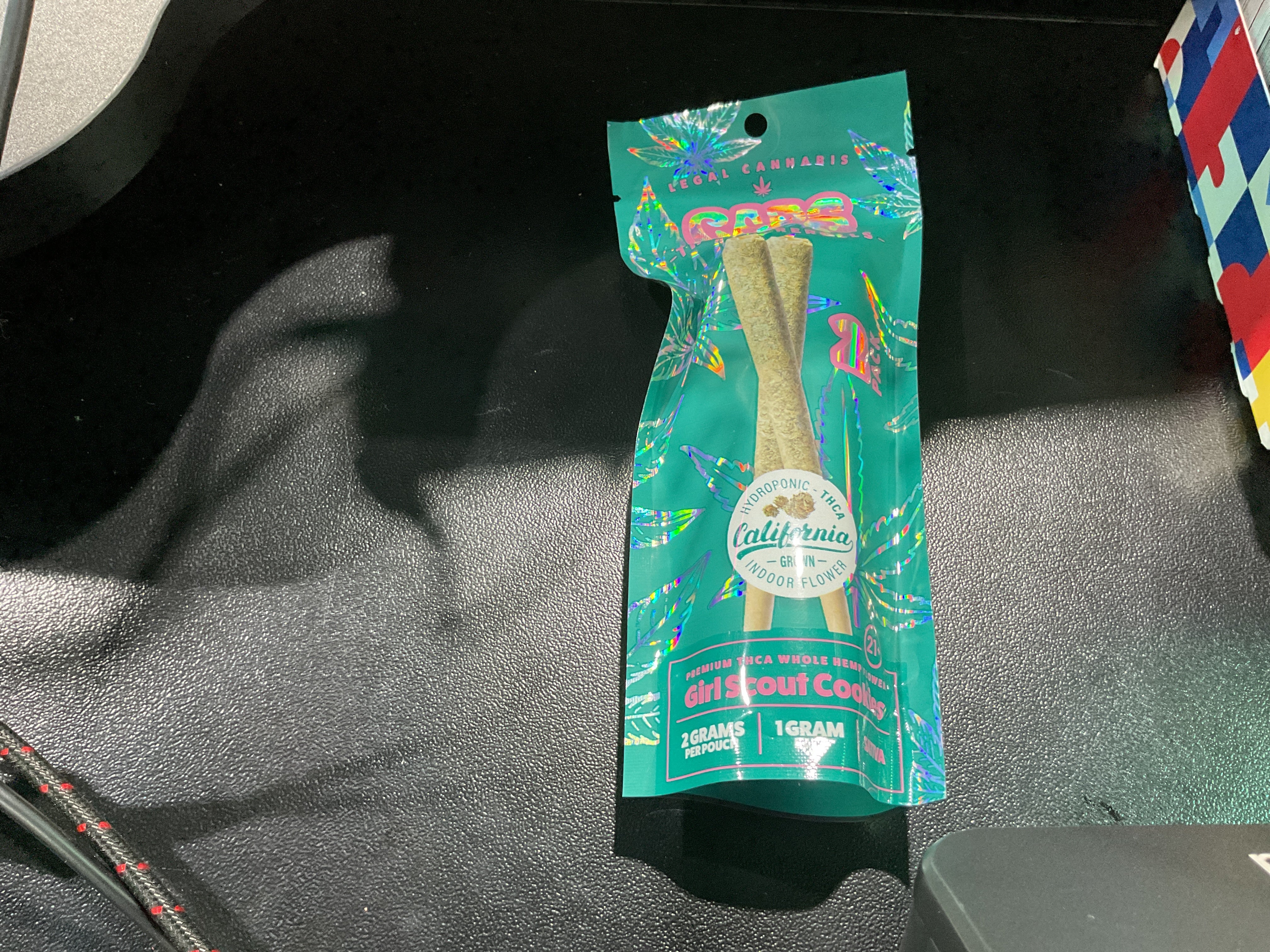 CAPS HASH PRE-ROLLED 1G  GIRL SCOUT COOKIES SATIVA