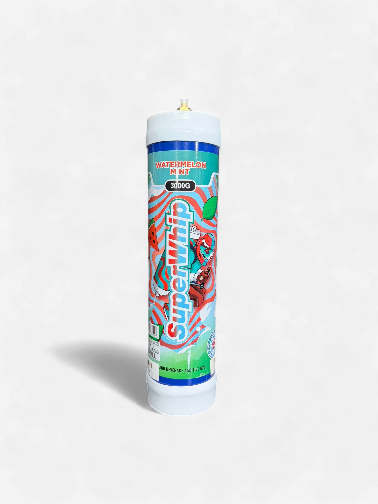 CREAM CHARGER SUPER WHIP 3000g 1/Pk WATERMELON MINT
