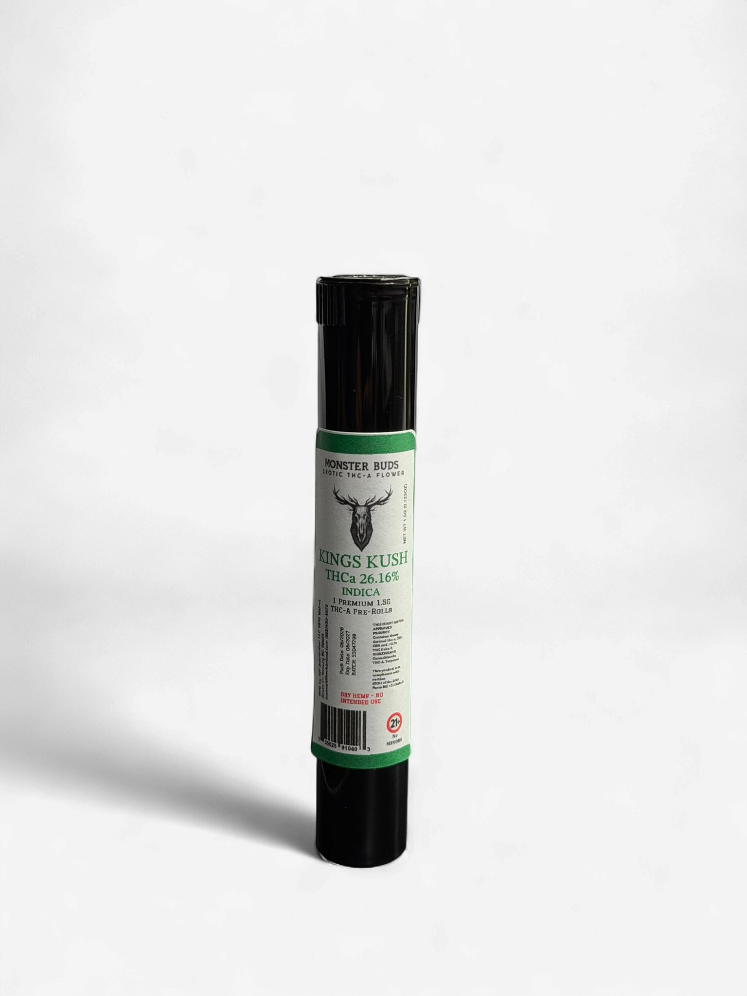 DOPE PROS 30PK PREMIUM PREROLLS (MONSTER BUD EDITION) - KING KUSH - INDICA