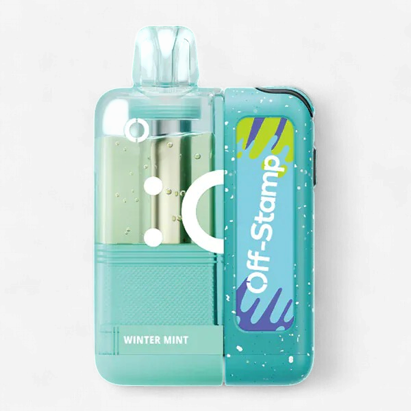 OFF STAMP X-CUBE CRYSTAL KIT POWERED BY LOST  MARY 35K PUFF DISPOSABLE 5CT/BOX | WINTERMINT