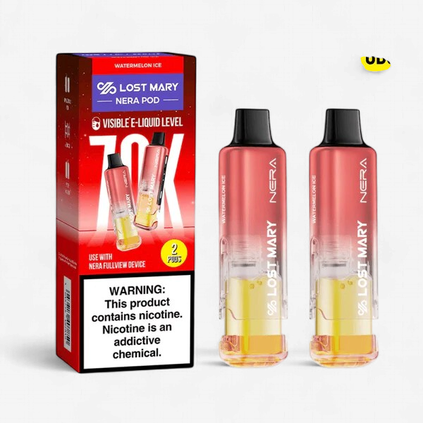 LOST MARY NERA POD 70K PUFF 10CT DISPOSABLE PODS 2CT/PK 5PK/BOX | WATERMELON ICE