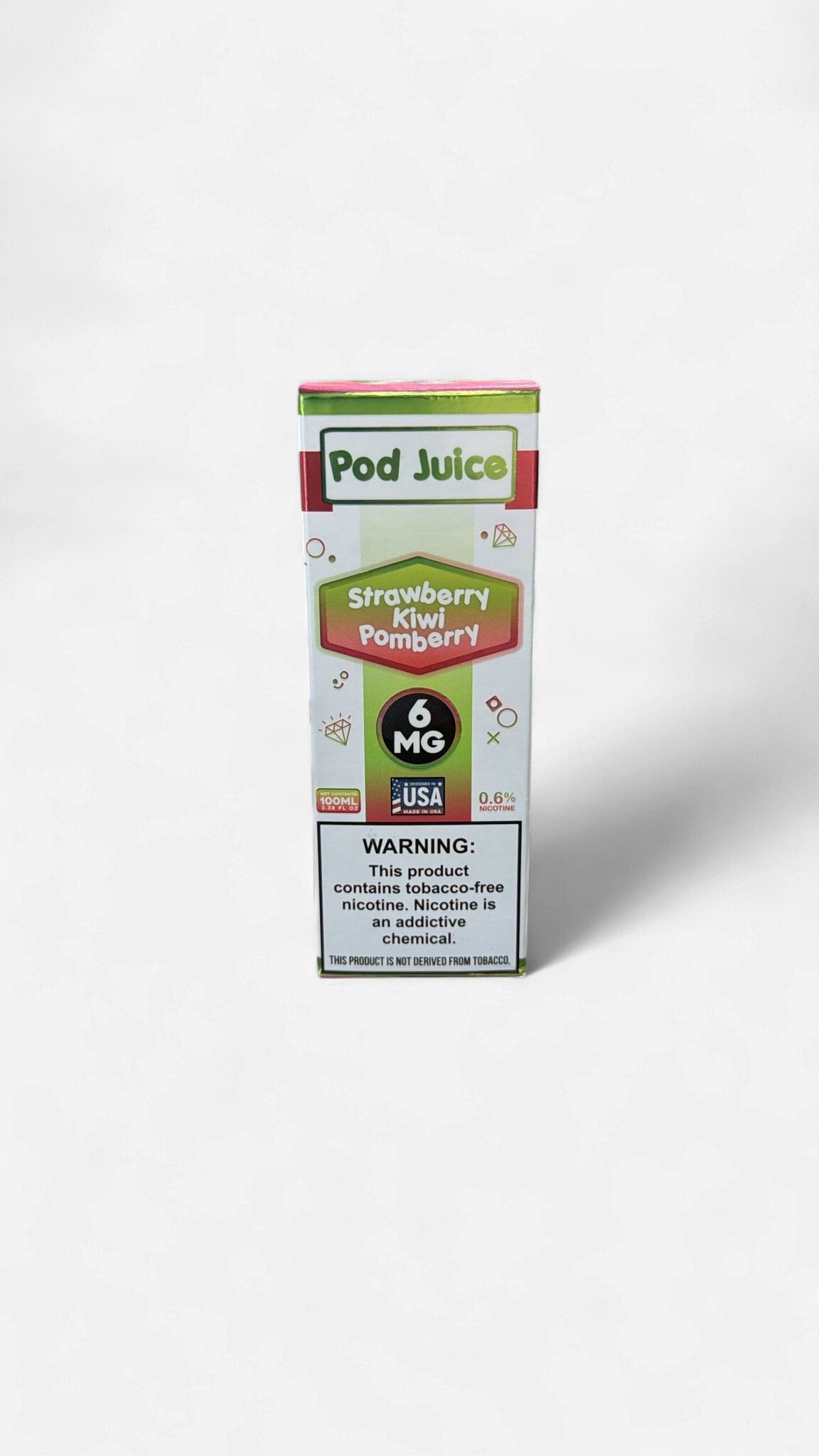 POD JUICE 100 ML Strawberry Kiwi Pomberry 6MG