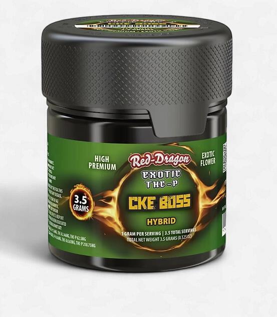 RED DRAGON EXOTIC THC-P 3.5G JARS | CAKE BOSS H