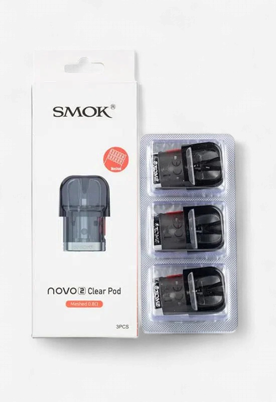 SMOK NOVO2 CLEAR POD MESHED 0.8