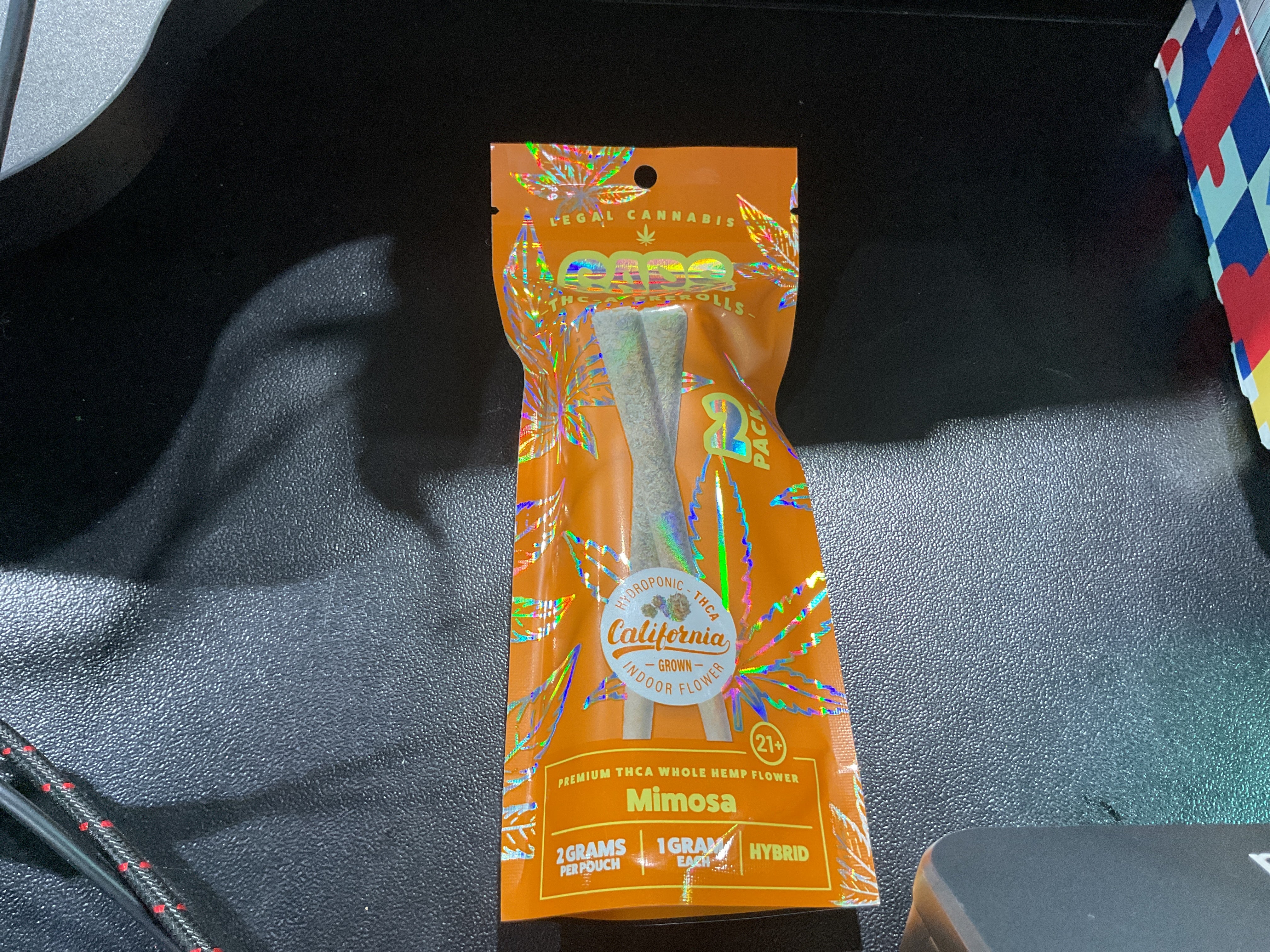 CAPS HASH PRE-ROLLED 1G MIMOSA HYBRID