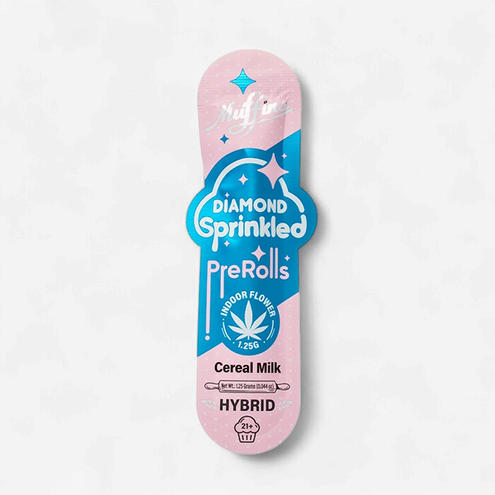 MUFFINS DIAMOND SPRINKLED THC-P 1.25G PRE ROLLS 50CT/BOX | CEREAL MILK (H)