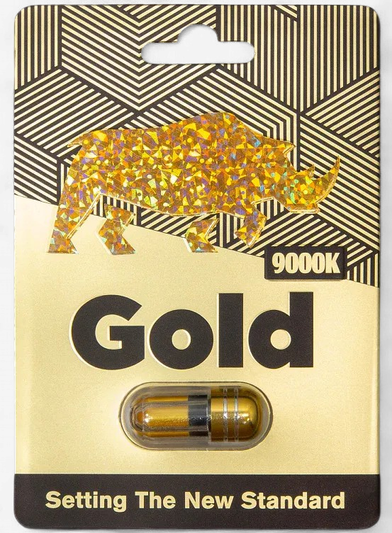 RHINO GOLD 9000K SINGLE PACK