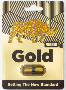 RHINO GOLD 9000K SINGLE PACK