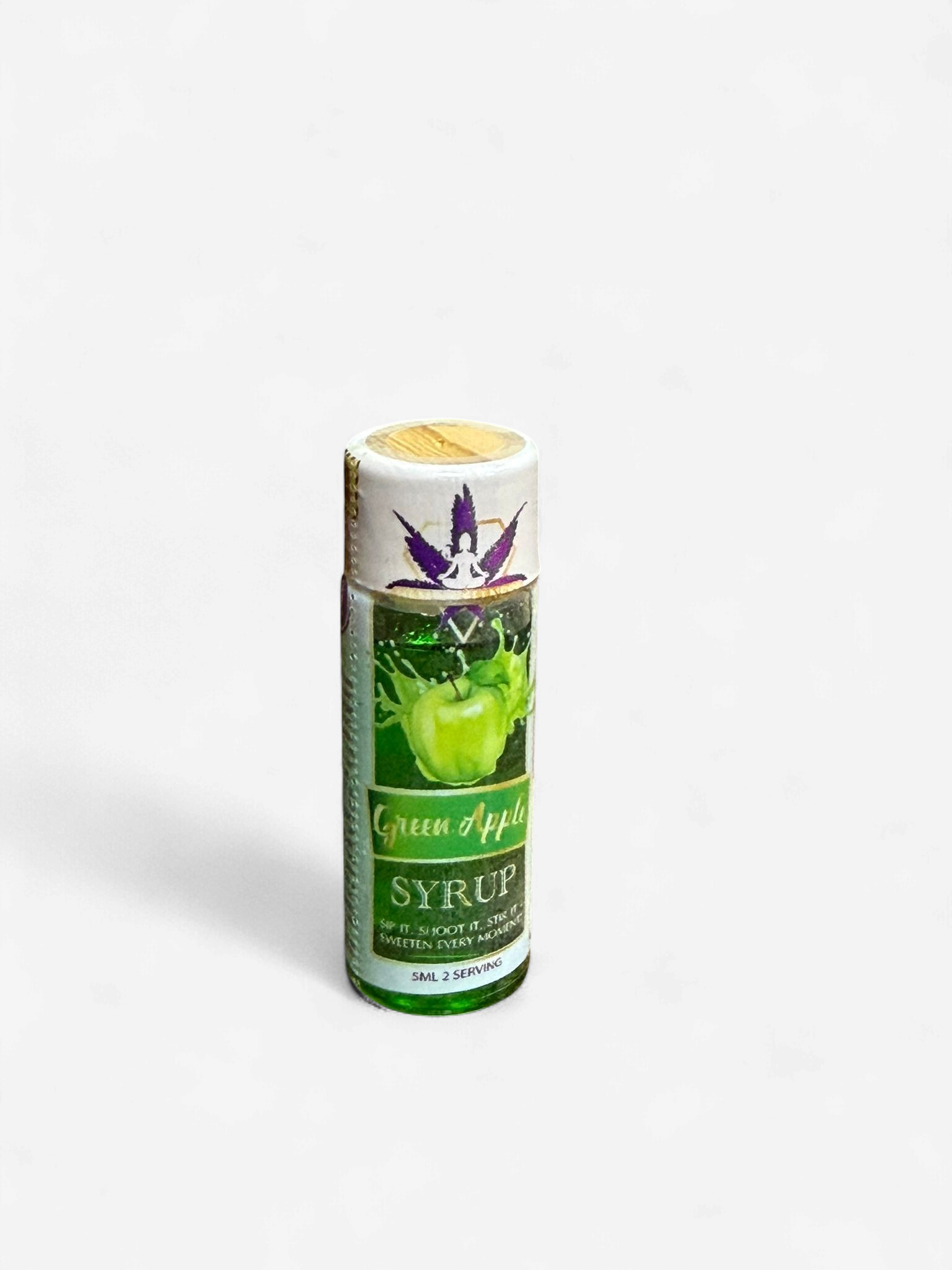 HEMP WELLNESS D9 10mg SHOT 45/Box GREEN APPLE