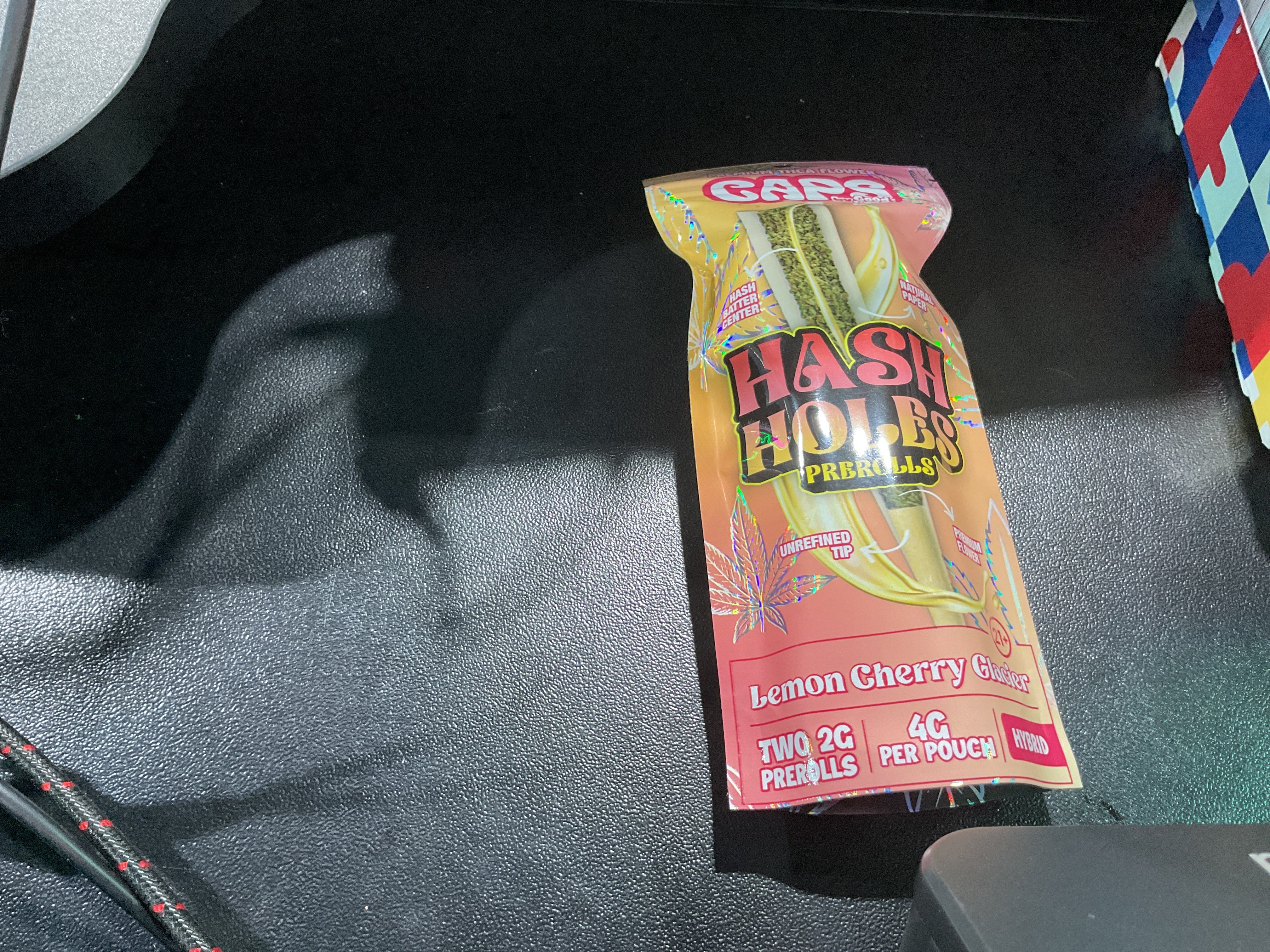 CAPS HASH PRE-ROLLED LEMON CHERRY HYBRID