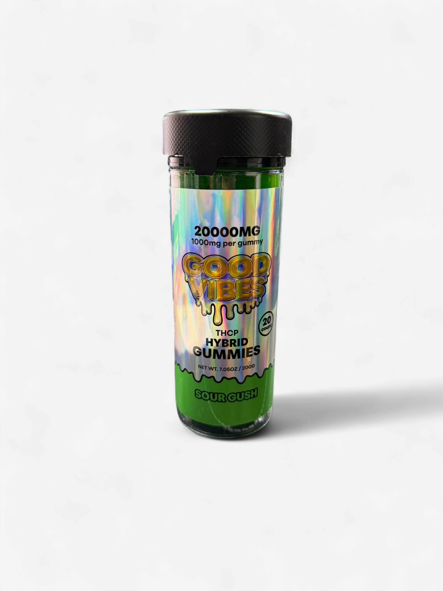 GOOD VIBES 20000MG THCP 20CT JAR  SOUR GUSH - HYBRID