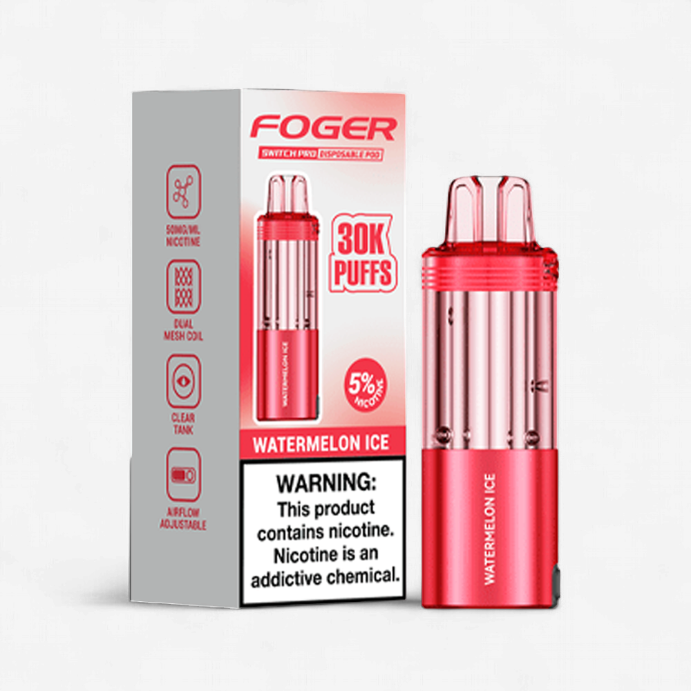 FOGER SWITCH PRO 30K PUFFS 5PK DISPOSABLE POD WATERMELON ICE