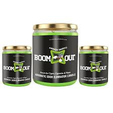 BOOMOUT CANDLE GRREN MANGO