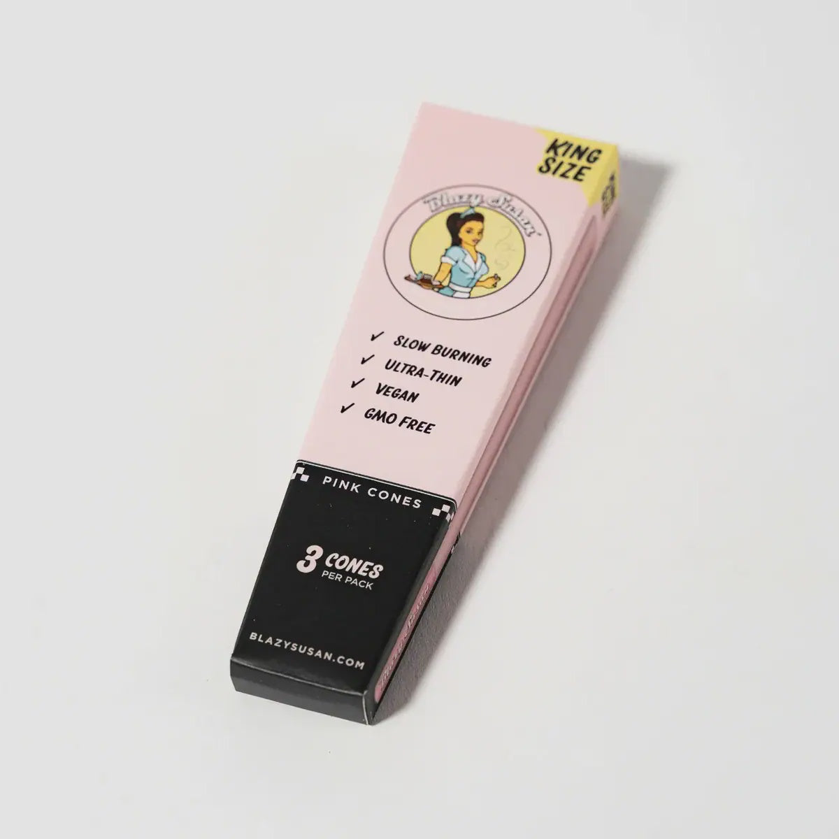 BLAZY SUSAN PRE ROLLES CONES BOX KING SIZE PINK