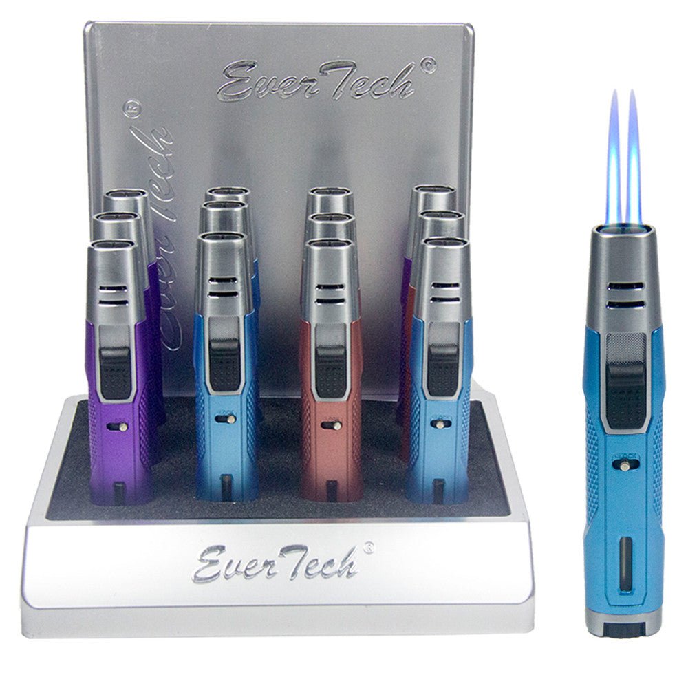 EVER TECH TORCH PEN DOUBLE FLAME - triplebuzzsmokeshop