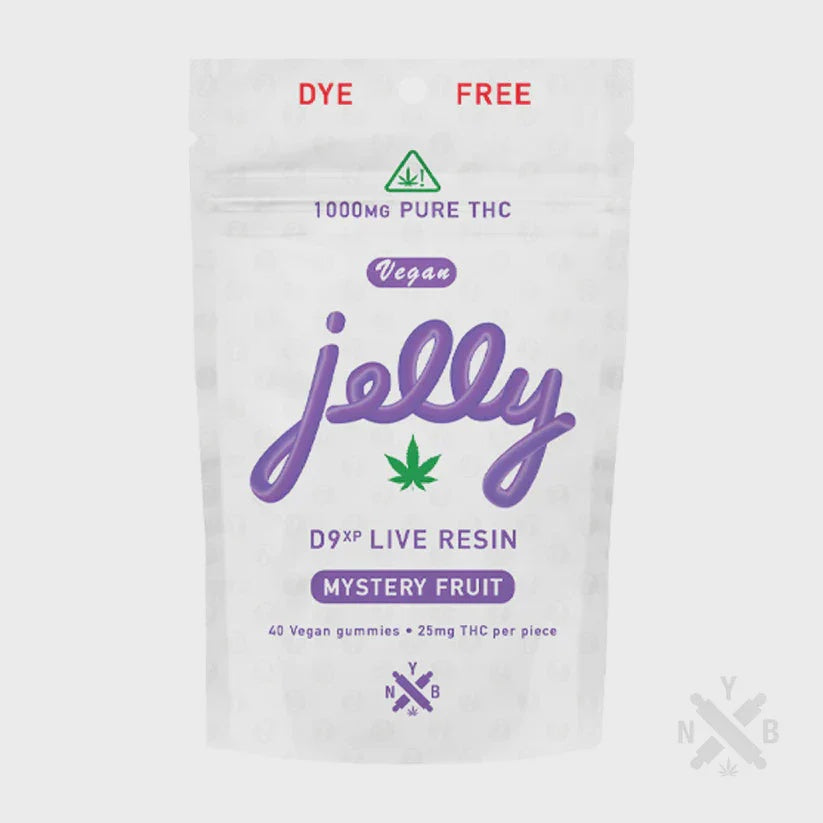 JELLY D9 XP LIVE RESIN 25MG GUMMY 40CT MYSTRY FRUIT