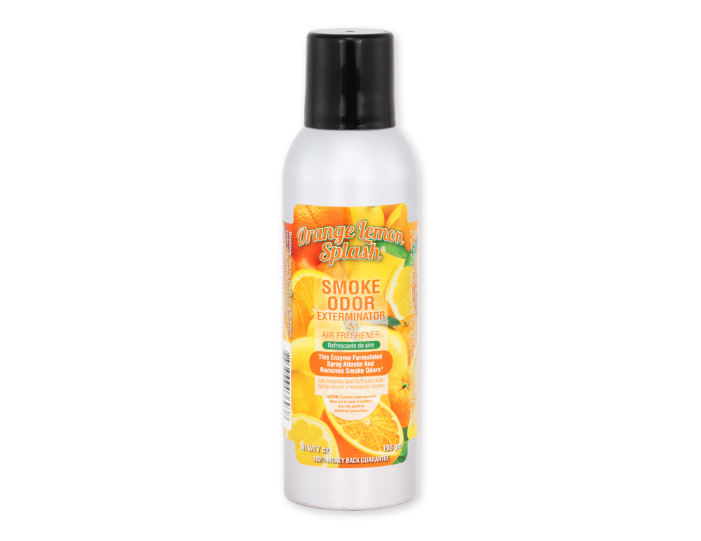 SMOKE ODOR AIR FRESHER  ORANGE LEMON SPLASH