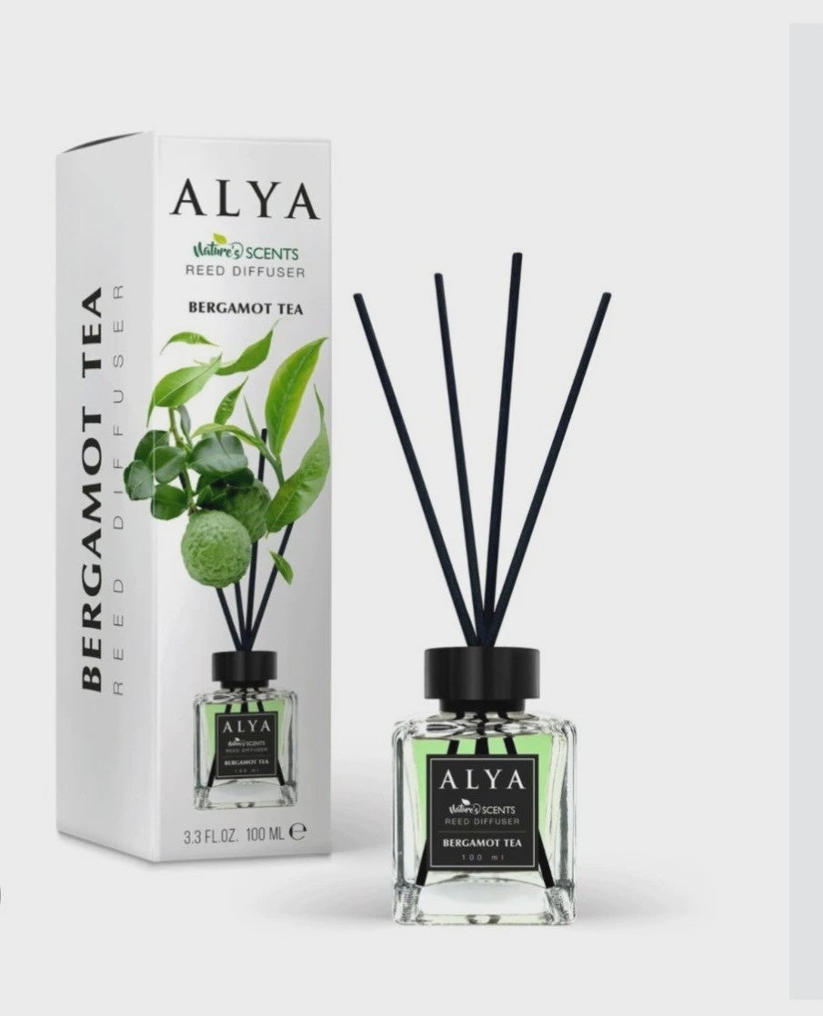 ALYA NATURES SCENTS REED DIFFUSER BERGAMOT TEA