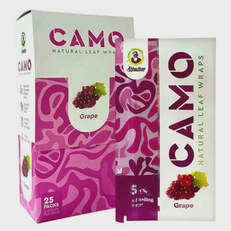 CAMO NATURAL LEAF WRAPS GRAPE
