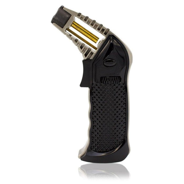 SPECIAL BLUE FULL METAL TORCH - BLACK - triplebuzzsmokeshop