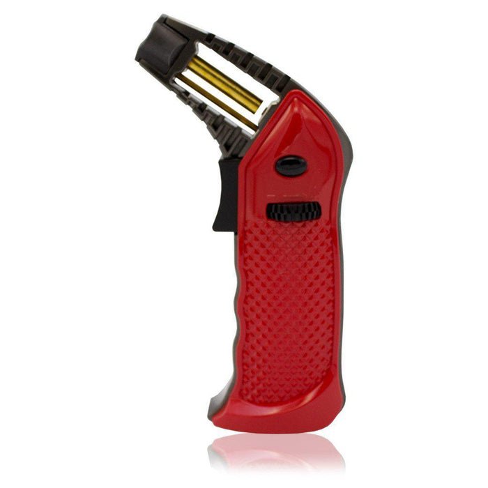 SPECIAL BLUE FULL METAL TORCH - RED - triplebuzzsmokeshop