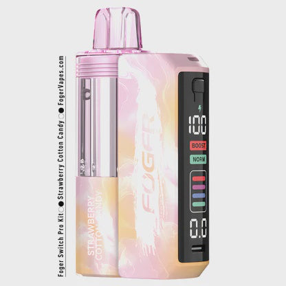 FOGER SWITCH PRO KIT 30K PUFFS 5PK DISPOSABLE | STRAWBERRY COTTON CANDY