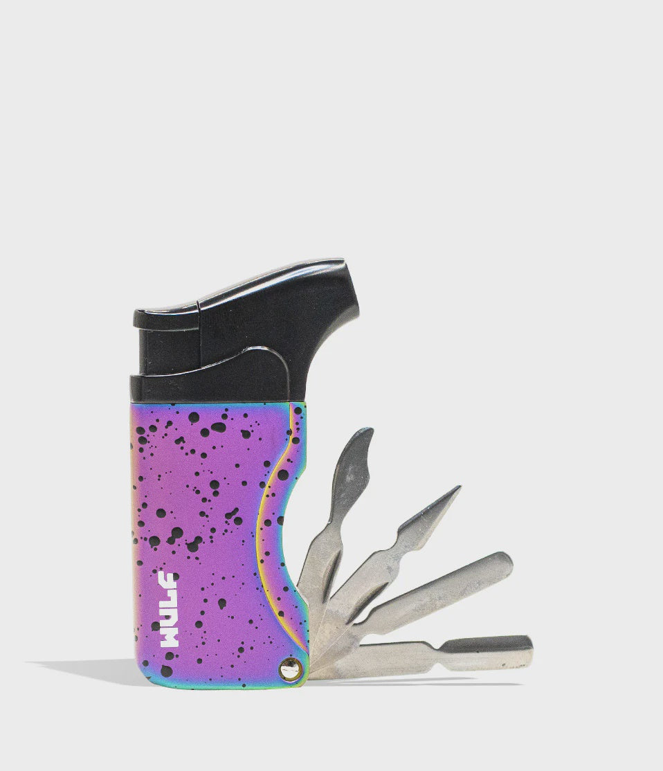 WULF OMNI TORCH Lighter w/ DAB TOOL 9/Pk MIX COLOR